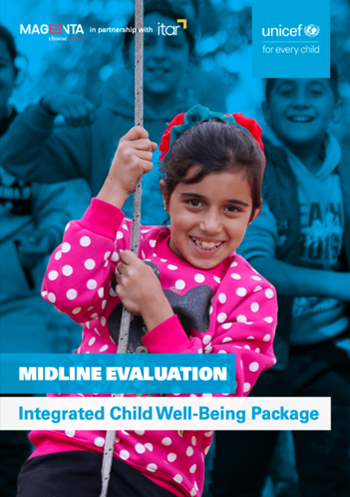 In partnership with MAGENTA Consulting, for UNICEF – Midline assessment of the Integrated Child Wellbeing Program of UNICEF (ICWP)